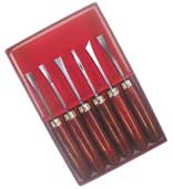 Wood Carving Straight Handle (Six carving tools)